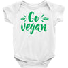 go vegan Baby Bodysuit