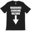 warning choking hazard printed T-Shirt