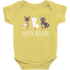 happy meowr Baby Bodysuit