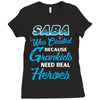Saba Was Created because Grankids Need Real Heroes Ladies Fitted T-Shirt