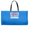warning my farts Weekender Totes
