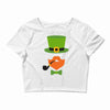 DABBİNG LEPRECHAUN Crop Top