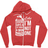 shaving says a lot about a man like Zipper Hoodie