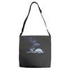 dolphin rider Adjustable Strap Totes