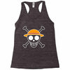 luffy pirate flag Racerback Tank