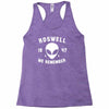 roswell 1947 we remember alien Racerback Tank