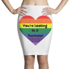 You're Looking At A Rainbow Pencil Skirts