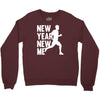 new year, new me running fitness Crewneck Sweatshirt