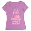 it's a kpop thing you probably wouldn't understand Women's Triblend Scoop T-shirt