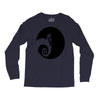 nightmare before christmas black logo Long Sleeve Shirts