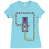 camera Ladies Fitted T-Shirt