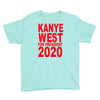 kanye west president 2020 funny humor mtv vma awards hip hop rap Youth Tee