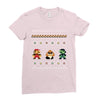 super mario chistmas Ladies Fitted T-Shirt