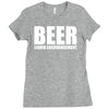 beer liquid Ladies Fitted T-Shirt