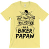 You Cant Scare Me I am Biker Papaw T-Shirt