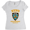 nypd police department Women's Triblend Scoop T-shirt