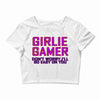 girlie gamer Crop Top