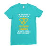 I'm Raising A Child With Childhood Cancer What's Your Super Power Ladies Fitted T-Shirt