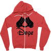 mickey mouse sexy dope Zipper Hoodie