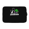 chillkrote smoke weed punk gras Laptop sleeve