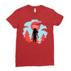 adventure girl Ladies Fitted T-Shirt