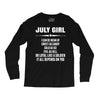 Super July Girl Long Sleeve Shirts