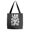 i am the one who lifts Tote Bags