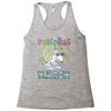 unicorns are born in march cute unicorn Racerback Tank