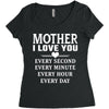 I Love You Mother Women's Triblend Scoop T-shirt