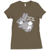 soft ass Ladies Fitted T-Shirt