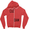 cuz dam Zipper Hoodie