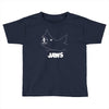 jaws chalk board movie licensed cotton blend adult Toddler T-shirt