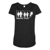 lgbt lesbian solve love pride Maternity Scoop Neck T-shirt
