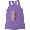 kayak american flag Racerback Tank