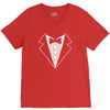 tuxedo fancy dress funny V-Neck Tee