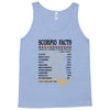 Scorpio Facts Zodiac Tank Top