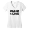 Funding Secured Women's V-Neck T-Shirt