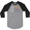 mommy daddy harrison baby name 3/4 Sleeve Shirt
