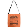 clebrity hip hop nutrition Adjustable Strap Totes