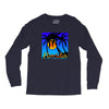 florida palm trees sunset Long Sleeve Shirts