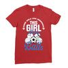 Some Girls Love Diamonds This Girl Loves Balls Ladies Fitted T-Shirt