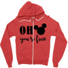 OH You Are so Fine Zipper Hoodie