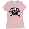 viking skull Ladies Fitted T-Shirt