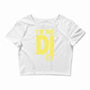 im a dj graphic tee mens Crop Top