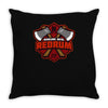 redrum Throw Pillow