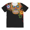 women's sugar skull purple All Over Women's T-shirt