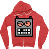 robot funny Zipper Hoodie