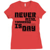 never mind Ladies Fitted T-Shirt
