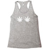 weed leaf Racerback Tank