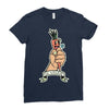 go vegan 6 Ladies Fitted T-Shirt